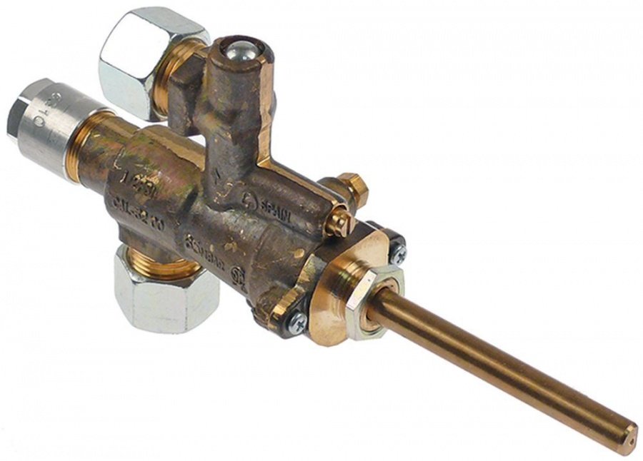 gas tap COPRECI type CAL-3200 gas inlet M18x1,5 (tube ø 12mm)