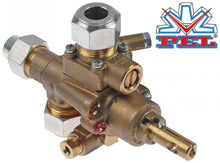 Robinet de gaz PEL 22S/V, intrare gaz M20x1.5 mm, tub ø 12 mm, iesire gaz M20x1.5 mm, tub ø 12/10 mm - 109139