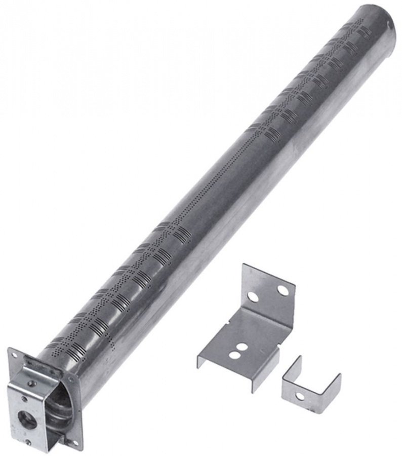 bar burner 1-row L 370mm W 30mm H 40mm flange width 40mm flange length 50mm