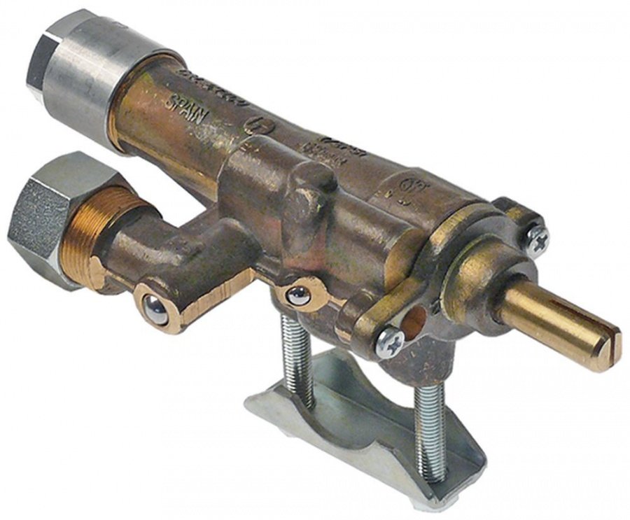 gas tap COPRECI type CAL-24200 gas input pipe flange bypass nozzle ø 0,6mm