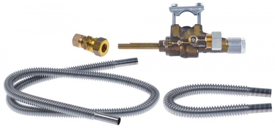 gas tap kit COPRECI type CAL-24200 gas input pipe flange bypass nozzle ø 0,6mm