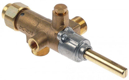 Robinet de gaz CAL-3200, intrare M18x1.5 mm, filet termocupla M8x1 mm, ax 10x8 mm - 109500