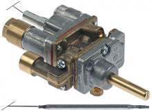 Robinet de gaz termostatic COPRECI, t. max. 300°C, montare cu clema pe teava - 109534