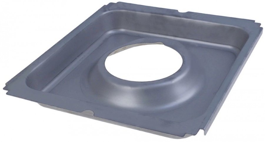 Tavita arzator 405x348mm, H 50mm, pentru arzator ø 120 mm
