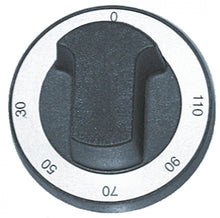 knob thermostat range 30-110°C, ø 60 mm, shaft ø 6x4,6 mm - 111058