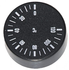 knob t.max. 120°C temperature range 0-120°C ø 42mm - Code 110101