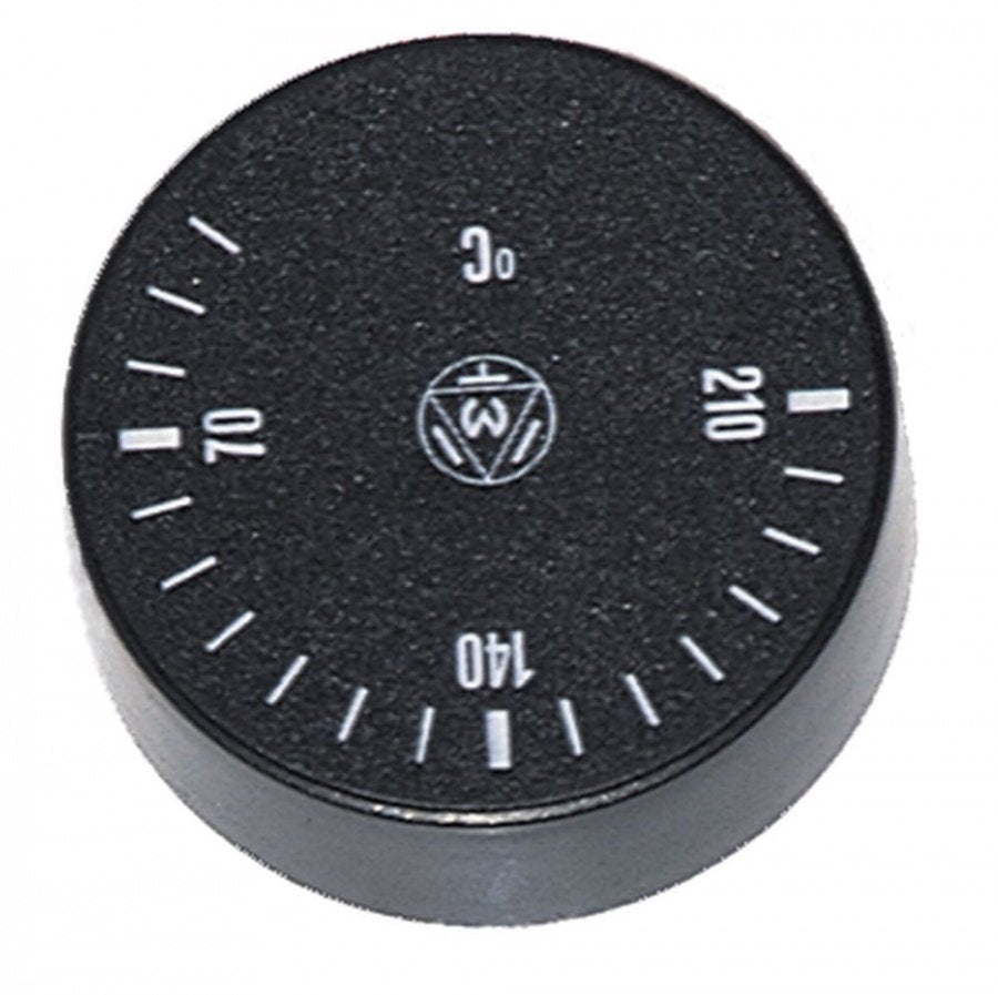 Buton termostat gradatii 40-210°C, ø 42 mm, ø ax 6 x 4.6mm - 110102
