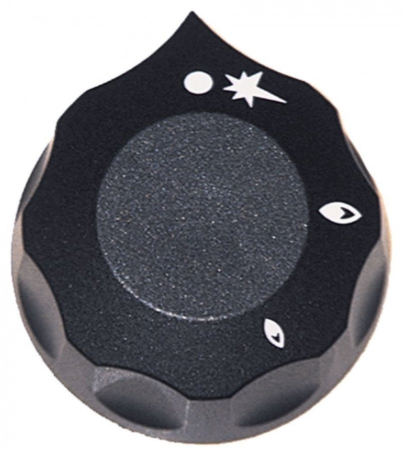 knob symbol gas tap with ignition flame ø 60mm - Code 110108