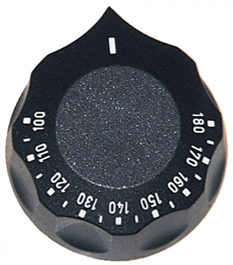 Buton termostat friteuza 100-180°C, ø 60 mm, ax ø 6 x 4,6 mm - 110115