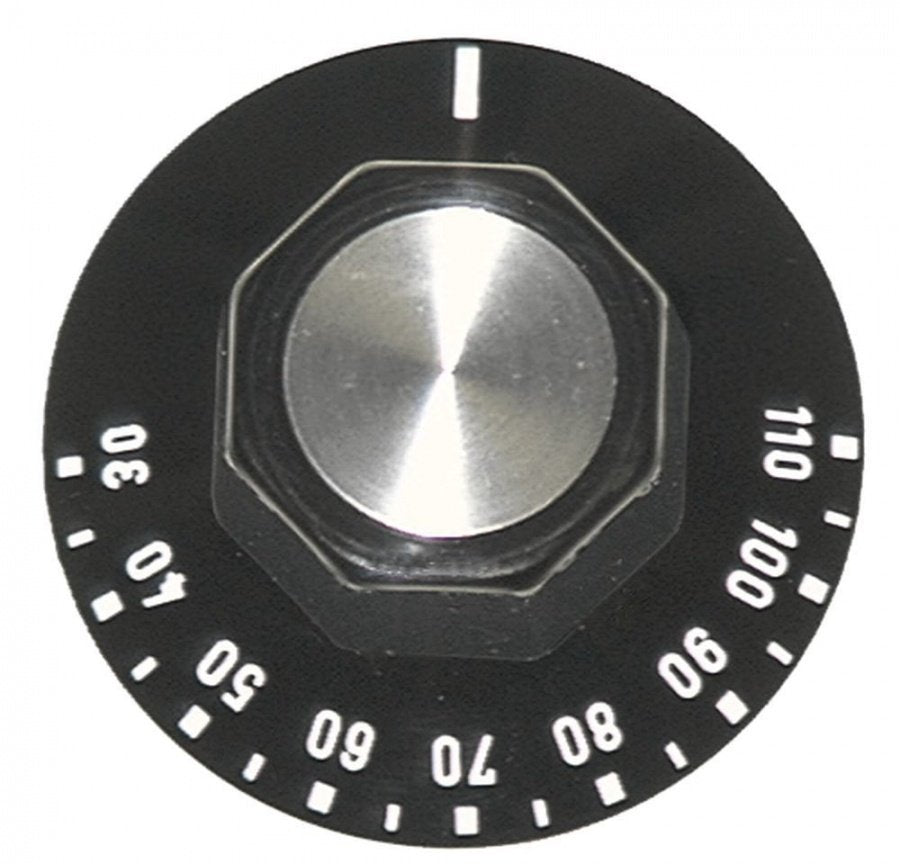 Buton termostat 30-110°C, ø 50 mm, ax ø 6x4,6 mm - 110119