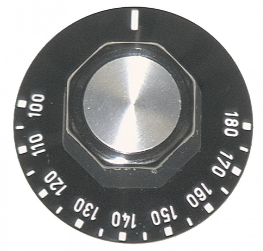 Buton termostat friteuza 100-180°C, ø 50 mm, ax ø 6 x 4,6 mm - 110120