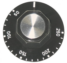 Buton termostat 50-250°C, ø 50 mm, ax ø 6 x 4,6 mm - 110122