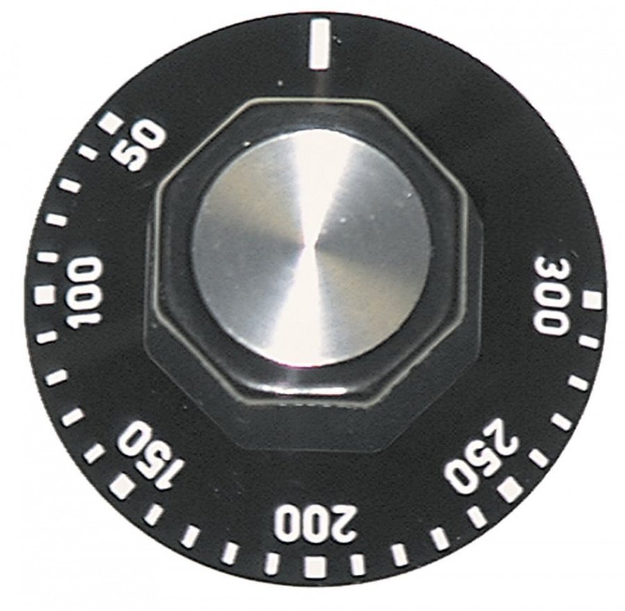 Buton termostat cu gradatii 50-300°C, diametru ø 50 mm - 110123