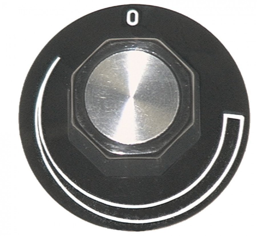 Buton nivel putere ø 50 mm, ax ø 6 x 4,6 mm - 110127