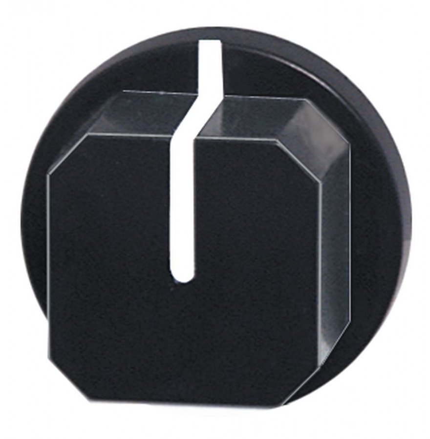 Buton Electrolux Zanussi, ø 44 mm, ax ø 6x4,6 mm, tesitura in stanga - 110137