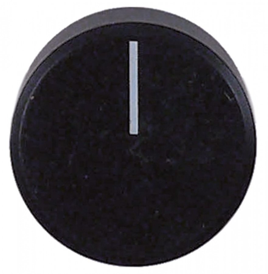 knob potentiometer ø 18,5 mm shaft ø 6 mm black - 110162