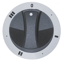 knob switch 7-position ø 77mm shaft ø 6x4,6mm shaft flat upper white/black