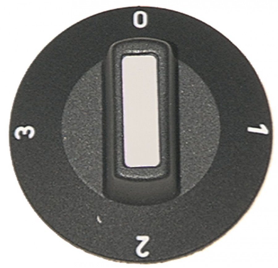 Buton comutator cu 4 pozitii, ø 50 mm, ax ø 6 x 4,6 mm - 110232