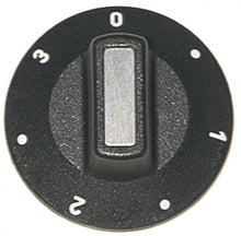 Buton cu simboluri 7-pozitii, ø 50 mm, ax 6x4.6 mm - 110234