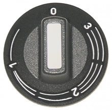Buton nivel putere ø 50 mm, cu gradatii, ax ø 6 x 4,6 mm - 110235