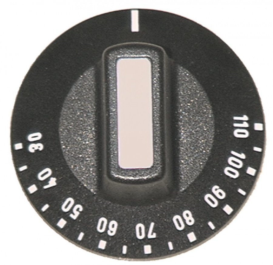 Buton termostat 30-110°C, ø 50 mm, ax ø 6x4,6 mm - 110241