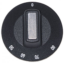 Buton termostat 50- 80°C, ø 50 mm, ax ø 6x4,6 mm, cu tesitura sus - 110254