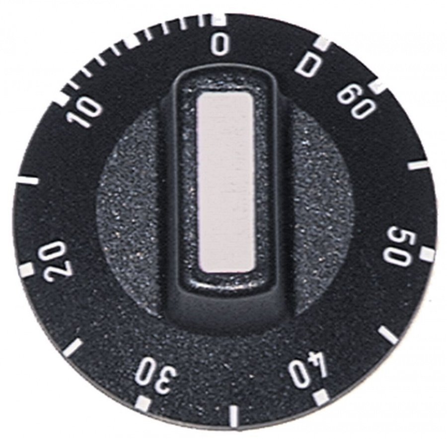 knob symbol time 60min + permanent position ø 50mm - Code 110256
