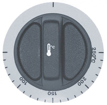 knob thermostat t.max. 250°C ø 72mm shaft ø 6x4,6mm shaft flat bottom white/black