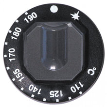 knob gas thermostat t.max. 190°C temperature range 110-190°C ø 70mm shaft ø 10x8mm