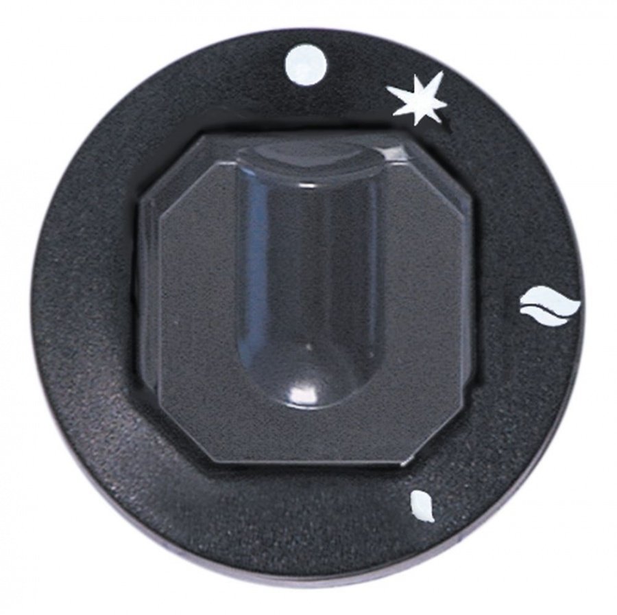 Buton robinet de gaz ø 70 mm, ax ø 10x8 mm, tesitura sus - 110309