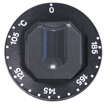 Buton pentru termostat 105-185°C, ø 70 mm, ax ø 6x4,6 mm - 110314