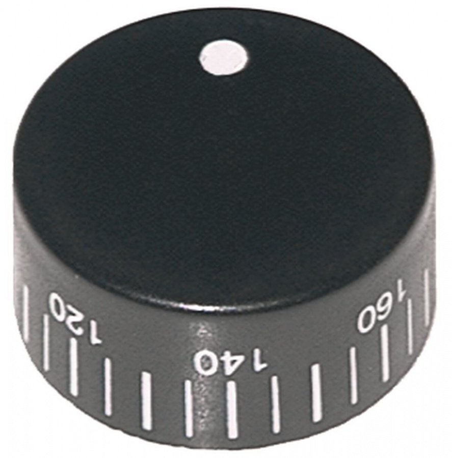 Buton termostat, t.max. 180°C, ø 40 mm, ax ø 6x4,6 mm - 110322