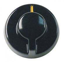 knob switch, zero mark, ø 38 mm, shaft ø 6x4,6 mm, shaft flat upper - 110337