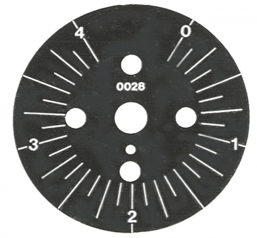 Disc indicator pentru timer 4 minute, ø 60 mm, pentru buton ø 45 mm - 110370