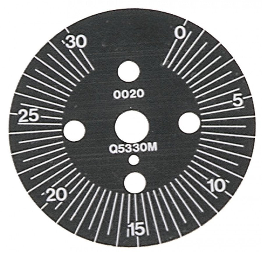 Disc gradat 30 min, ø 60 mm, pentru buton ø 45 mm - 110372