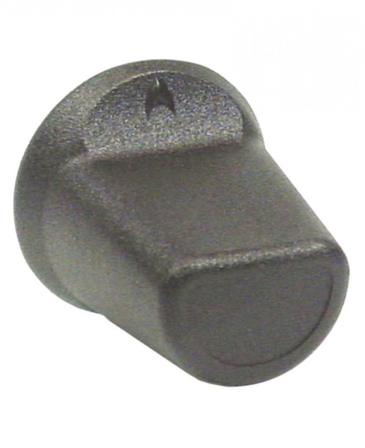 knob switch zero mark ø 40mm shaft ø 6x4,6mm shaft flat upper black