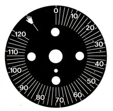 Disc indicator pentru timer 0-120 minute, ø 60 mm, pentru buton max ø 45 mm - 110381