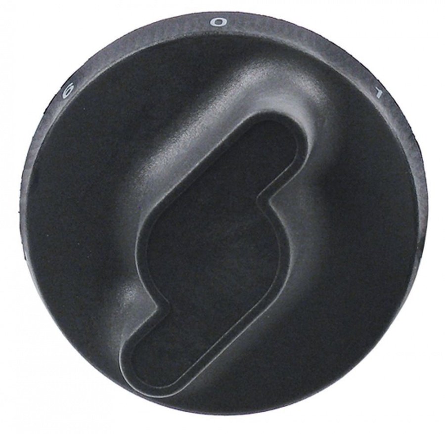 Buton selector regim ø 73 mm, pozitii 0-1-2-3-4-5-6, ax ø 6x4,6 mm - 110423