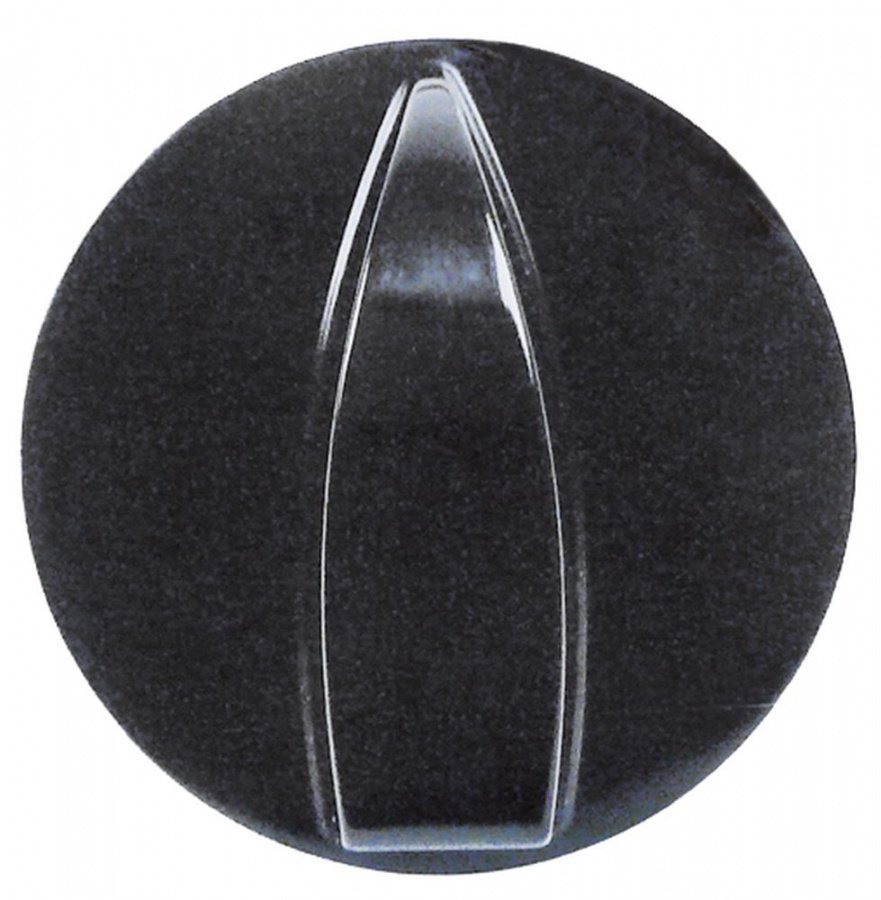 Buton negru ø 42 mm, ax ø 6x4,6 mm, tesitura sus - 110432