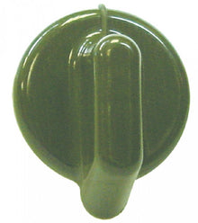 knob switch zero mark ø 50mm shaft ø 6x4,6mm shaft flat bottom green