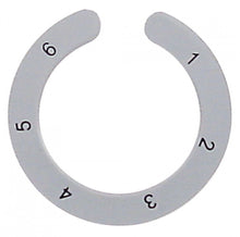 knob dial plate energy regulator 1-6 / 7-position grey