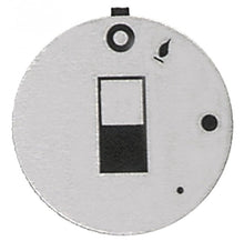 knob dial plate gas tap with ignition flame EGA24197 ED ø 45mm