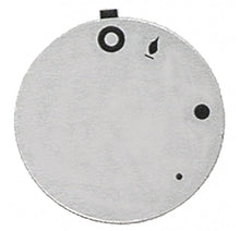 Disc cu simboluri ø 45 mm, argintiu, pentru robinet de gaz PEL21 / 22 / 23 - 110504