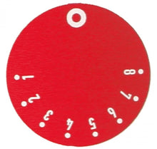 knob dial plate gas thermostat EGA 1-8 ED ø 45mm red