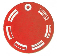 knob dial plate oven ED ø 45mm red