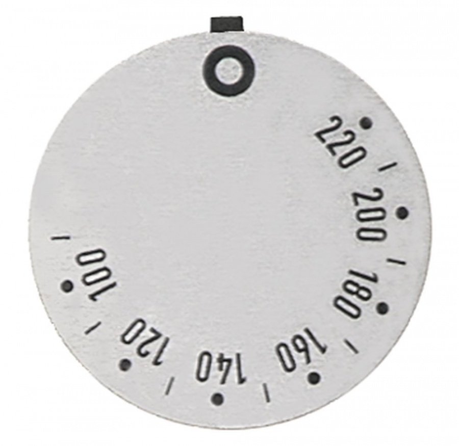 Disc autoadeziv cu simbol 100-220°C, ext ø 45 mm - 110515