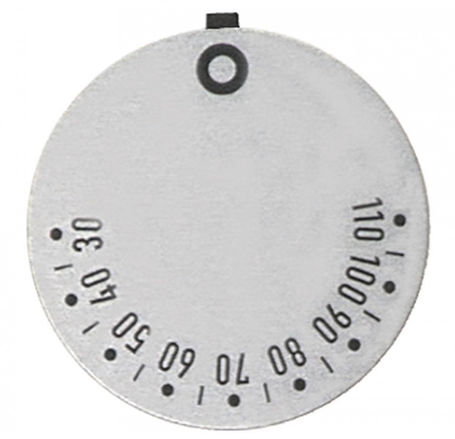 Disc autoadeziv cu simbol 30-110°C, ext ø 45 mm - 110517