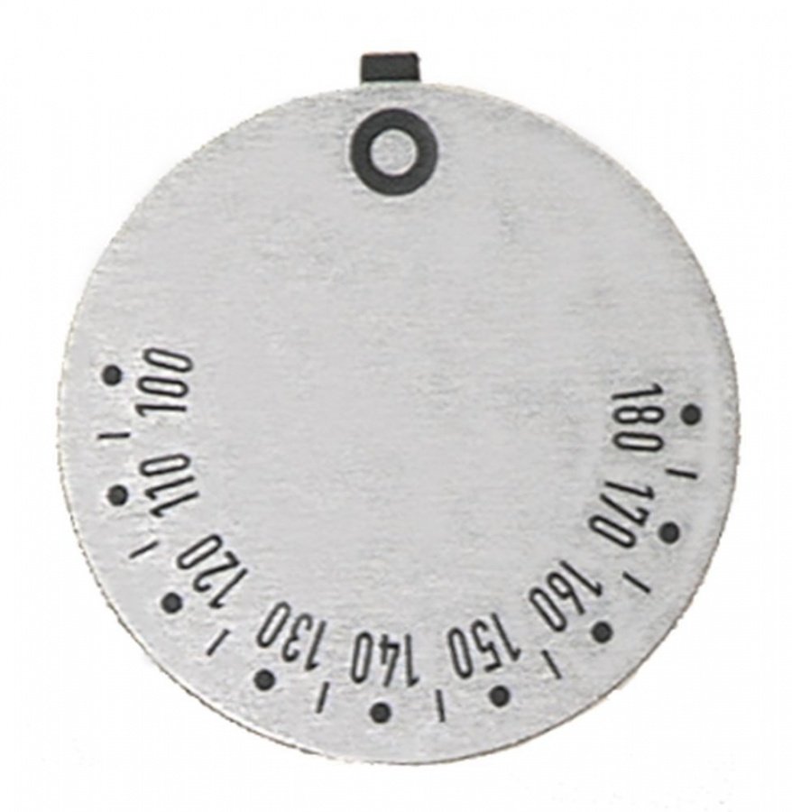 Disc autoadeziv cu simbol 100-180°C, ext ø 45 mm - 110518