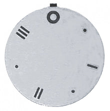 knob dial plate switch 7-position ED ø 45mm silver