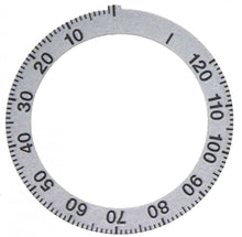 knob dial plate silver - Code 110531